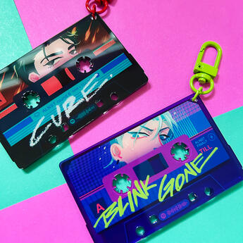 ALNST cassette charms ALNST cassette charms